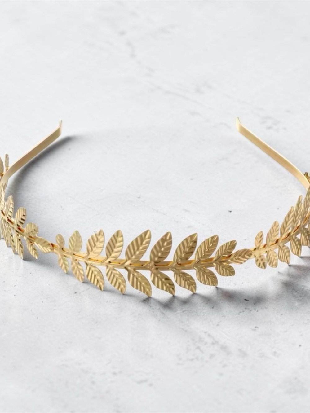 Gold Leaf Headband - Elegant Women’s Hair Accessory
